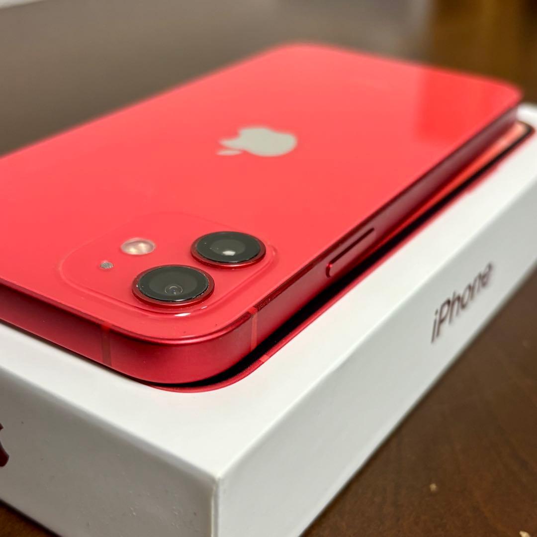 Apple iPhone 12 64GB レッド SIMフリー 付属品完品