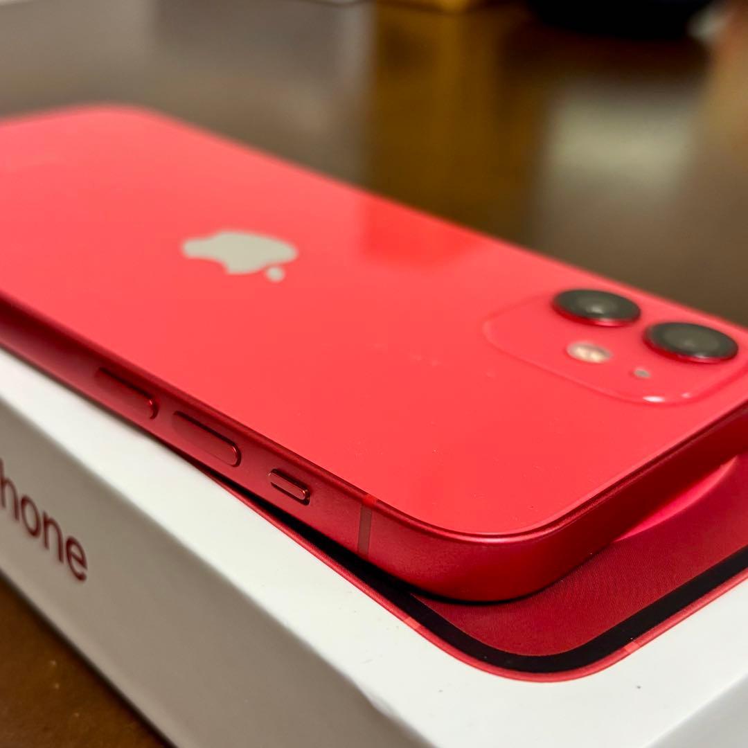 Apple iPhone 12 64GB レッド SIMフリー 付属品完品