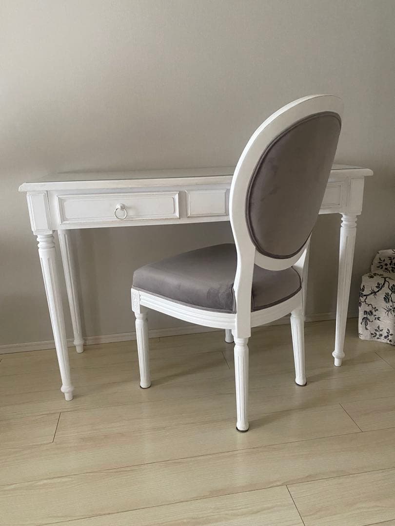 サラグレースライティングデスク ブラッシュホワイト