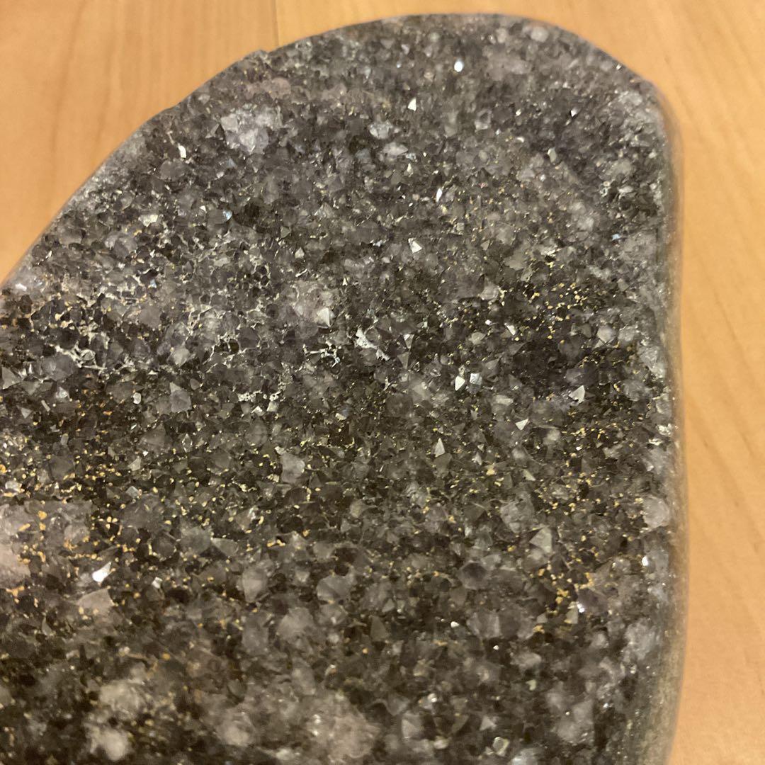 ウルグアイ産 グレー アメジスト 天然石 原石 水晶 クラスター