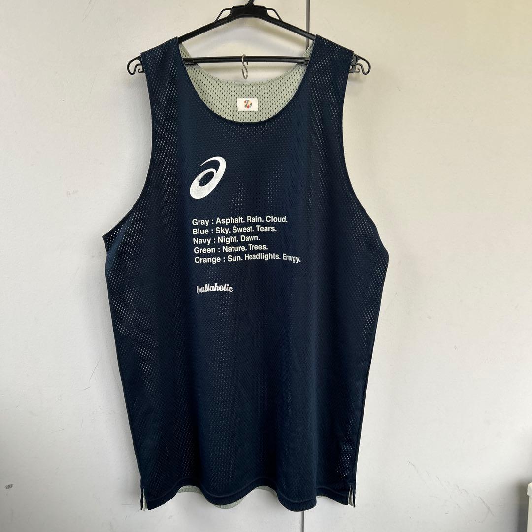 ballaholic メッシュタンクトップ ネイビー