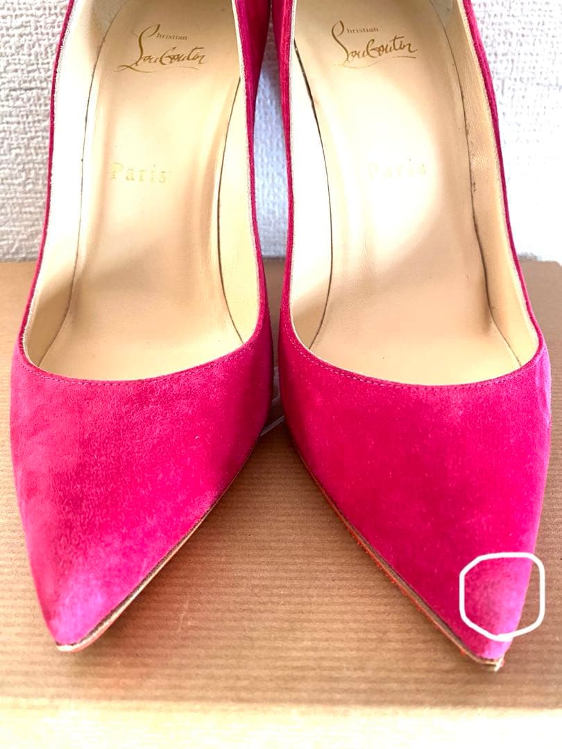 Christian Louboutin ピンク ハイヒール　37