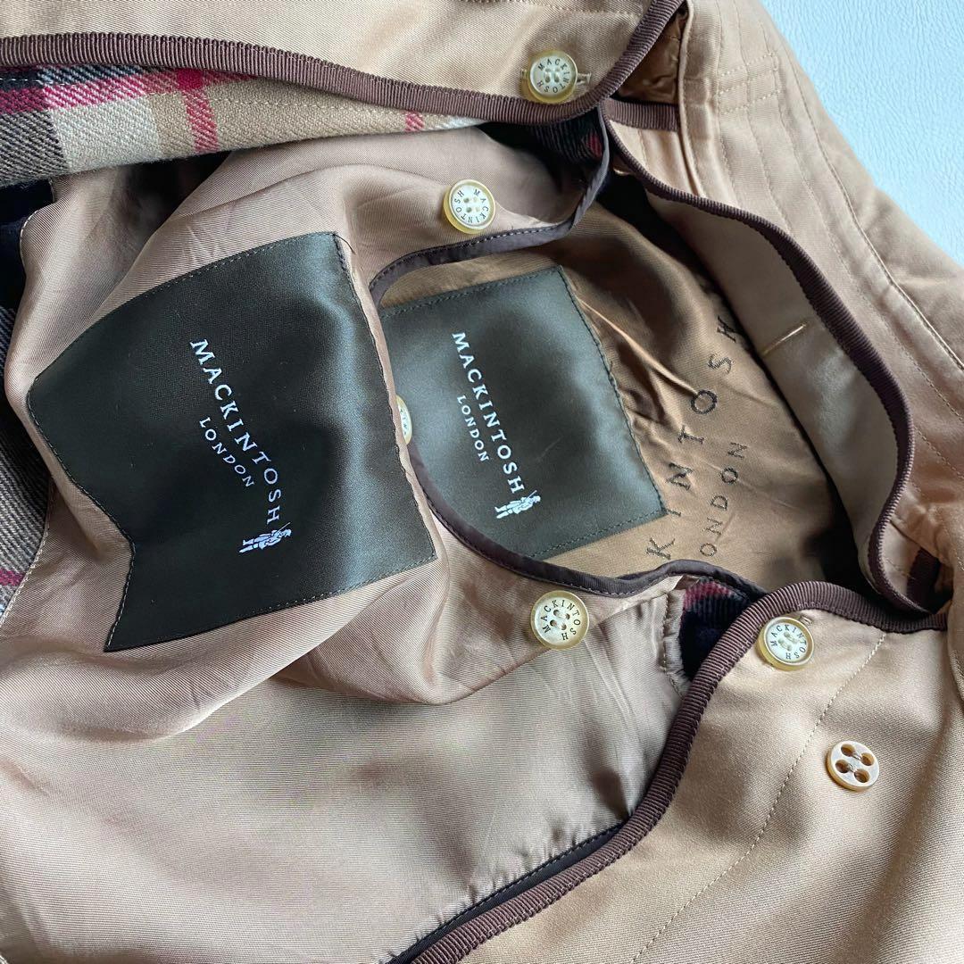 【人気色/美品】マッキントッシュロンドン トレンチコート ピンクベージュ 40
