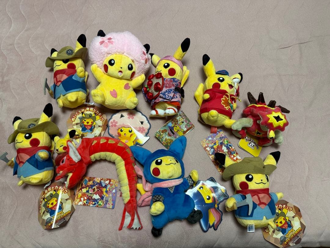 ピカチュウ ぬいぐるみ 9体セット