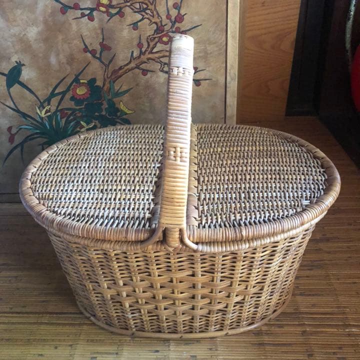 レトロバスケット　メルカリ便匿名配送料込　即購入OK
