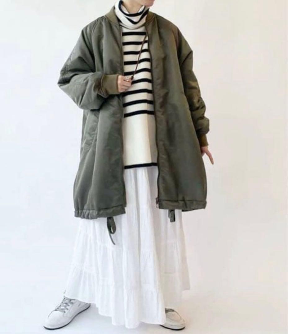 journal standard luxe♡ナイロンナカワタミリタリーリブコート