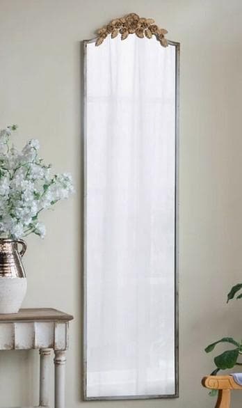 ミラー バロック ロココ 姿見 46×180cm アンティーク AN-7233