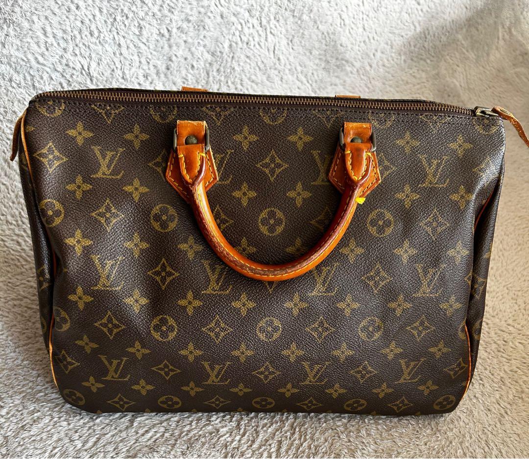 piLOUIS VUITTONスピーディ35 モノグラムバッグ 南京錠有り