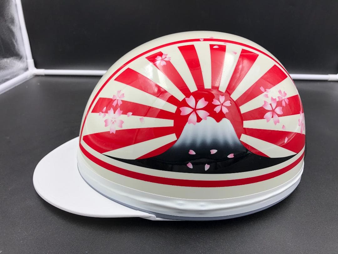 コルク半　カスタム　富士日章　三つボタン　白赤　桜　高級クリヤ　送料無料