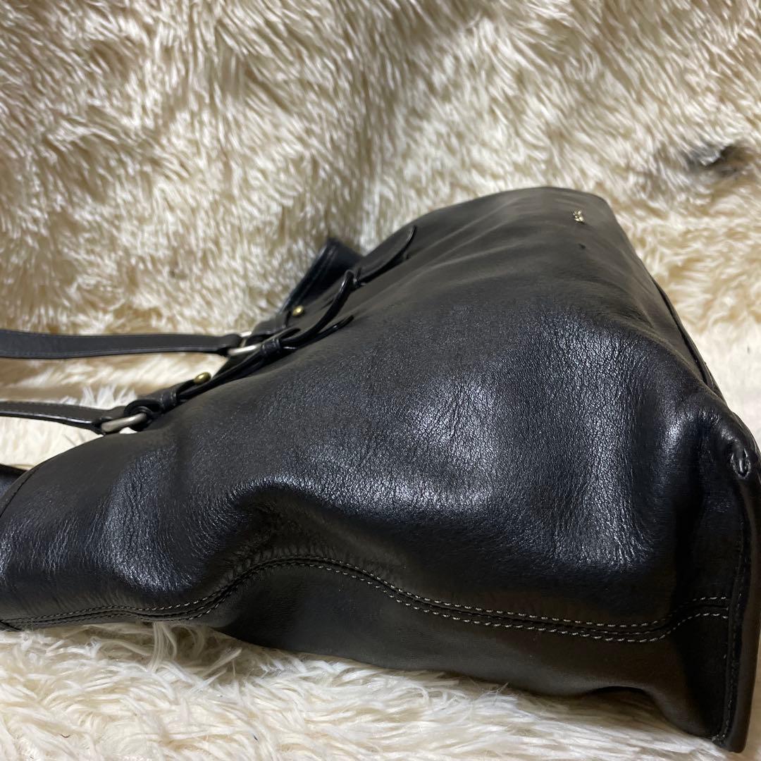 ポールスミス　ビジネスバッグ　トートバッグ　ロゴ　肩掛け可　大容量　A4可　黒