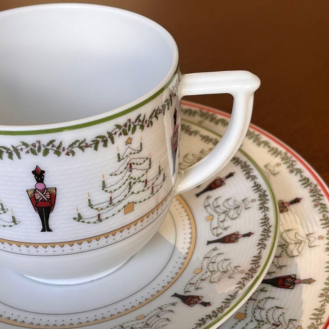 【レア美品】ベルナルドリモージュ★兵隊さんとクリスマスツリー★トリオパターンB