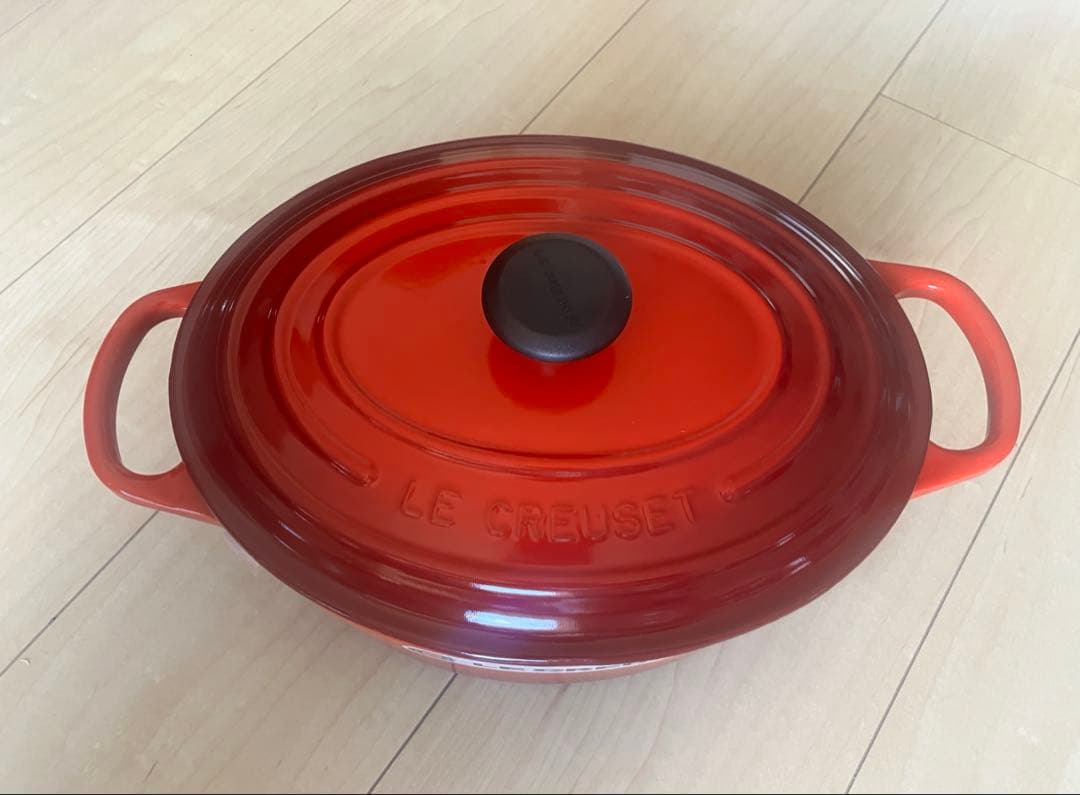 LE CREUSET シグニチャー ココット・オーバル 25cm 【未使用】