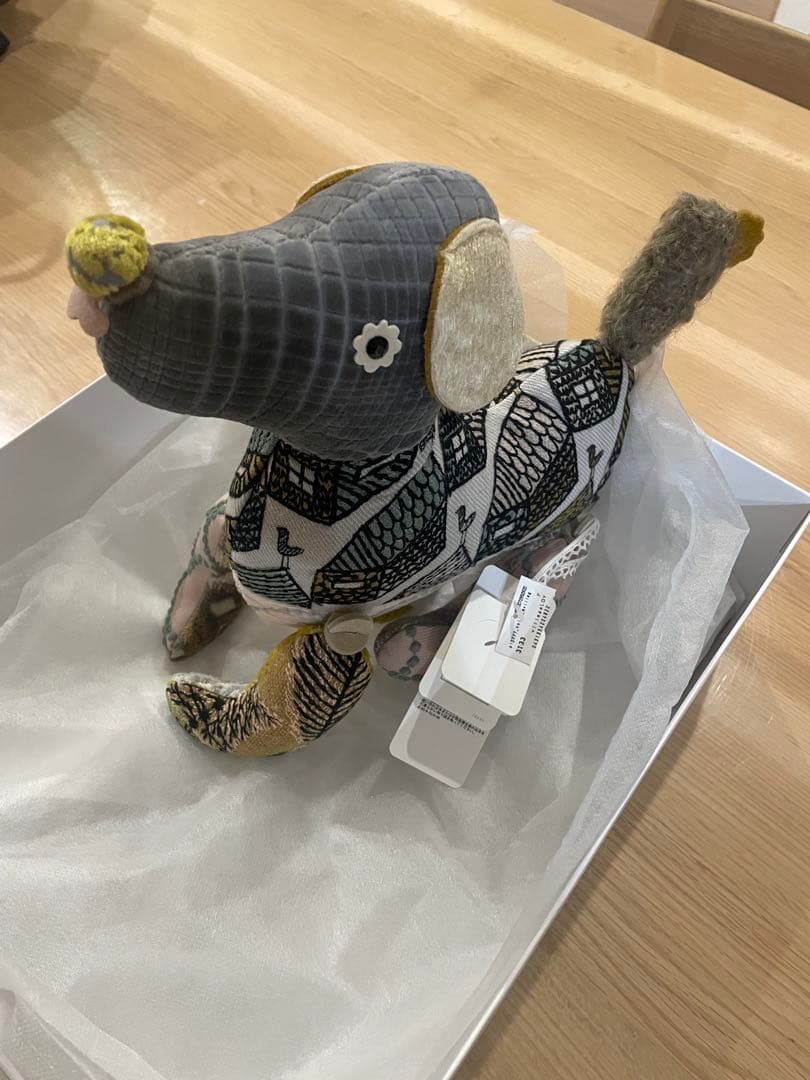 ミナペルホネン×クリスマス　犬のぬいぐるみ