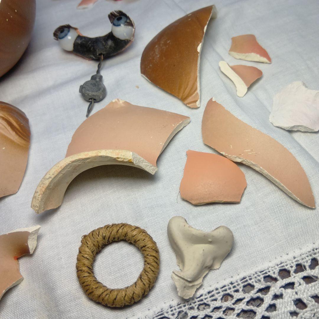 Cocoa ここあ♥ジャンク扱いパーツ取りに…ビスクドールヘッド3Set