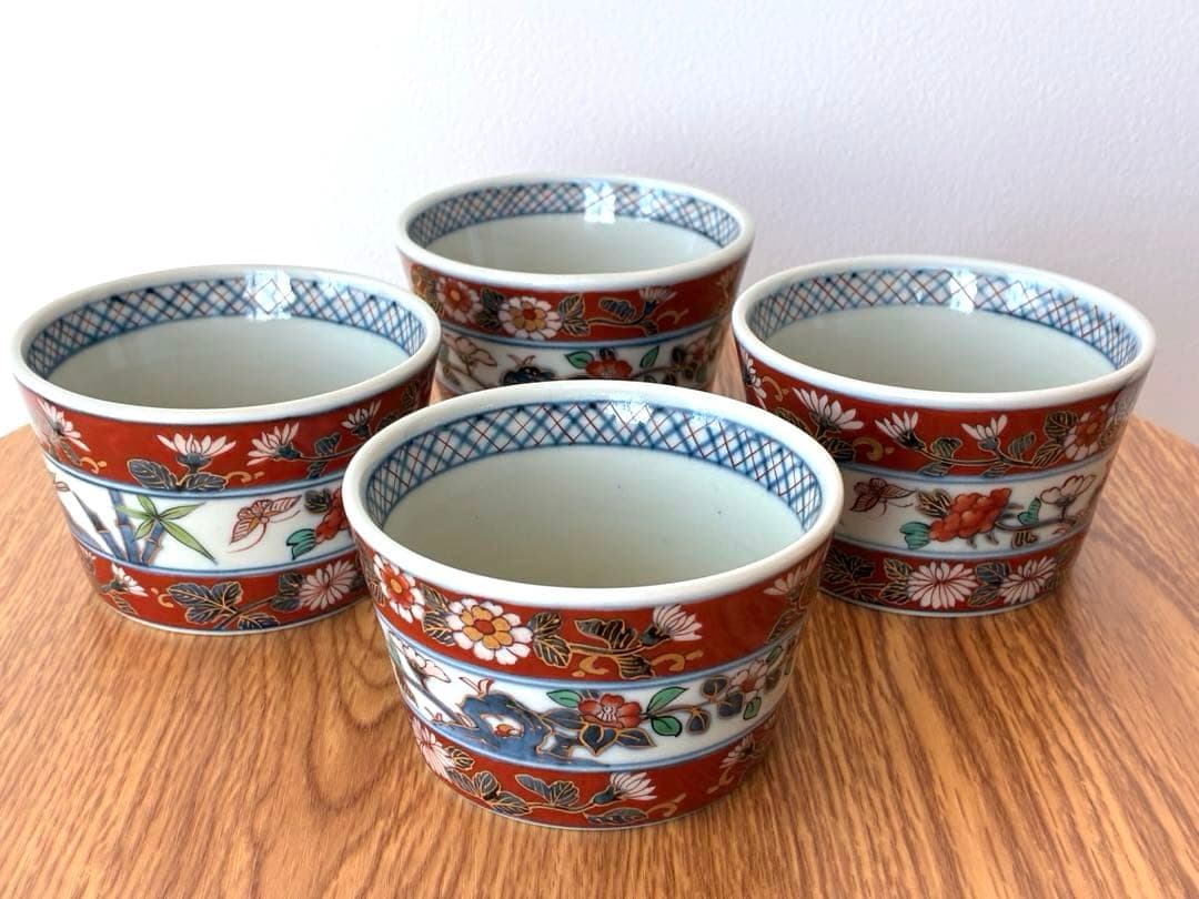 伊万里焼　福右衛門窯　蕎麦猪口　 4個セット