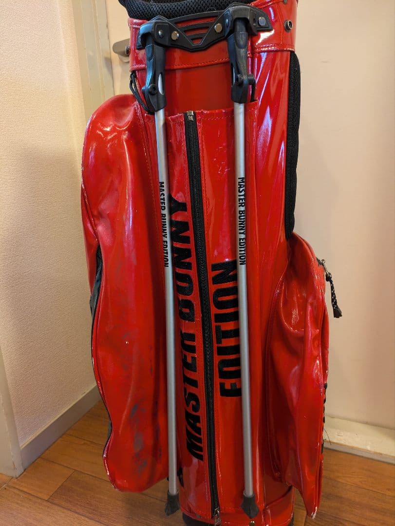 マスターバニーエディション 10周年記念 ゴルフバッグ 赤