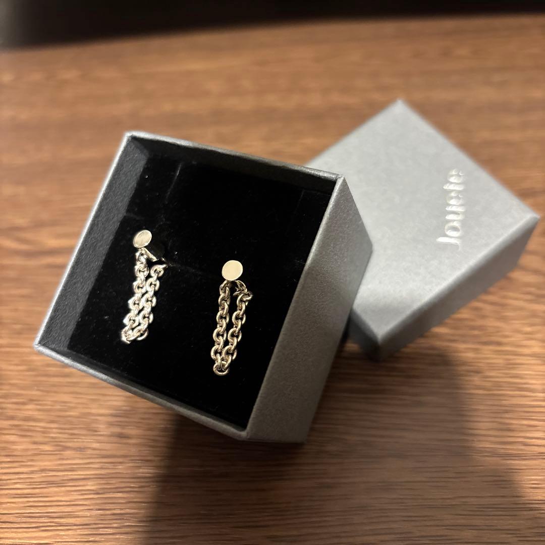 Jouete ジュエッテ コネクト ピアス チェーン シルバー925