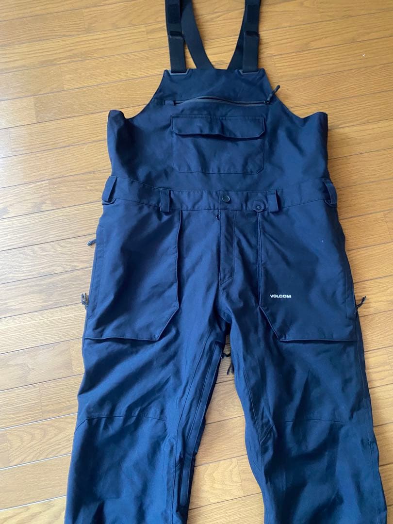 VOLCOM スノーボードウェア ビブパンツ　XLブラック
