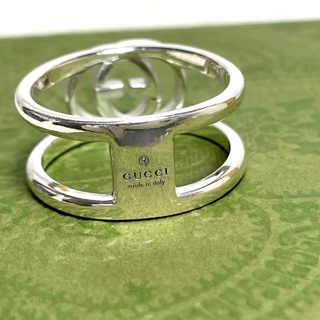 GUCCIグッチ インターロッキングGGリング　15号　メンズ/レディース