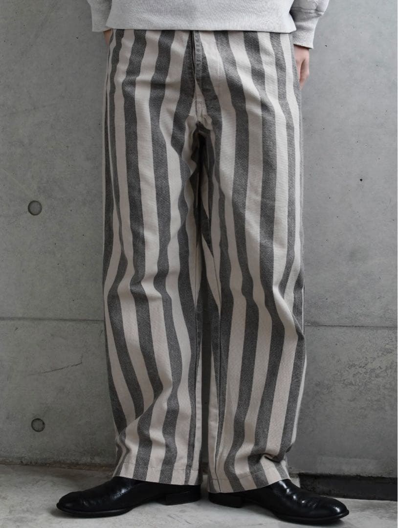 【希少】プリズナーパンツ　50s ストライプ