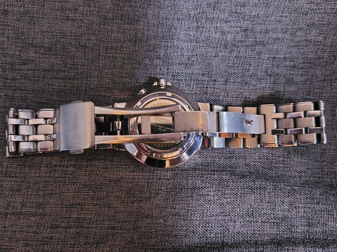 SEIKO ソーラー電波時計 ドルチェ 3B21-OAMO 稼働品 メンズ