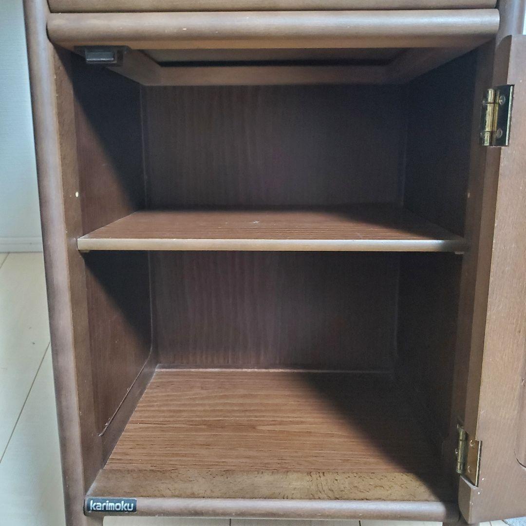 大幅値下げ！ karimoku カリモク 木製 電話台 サイドキャビネット
