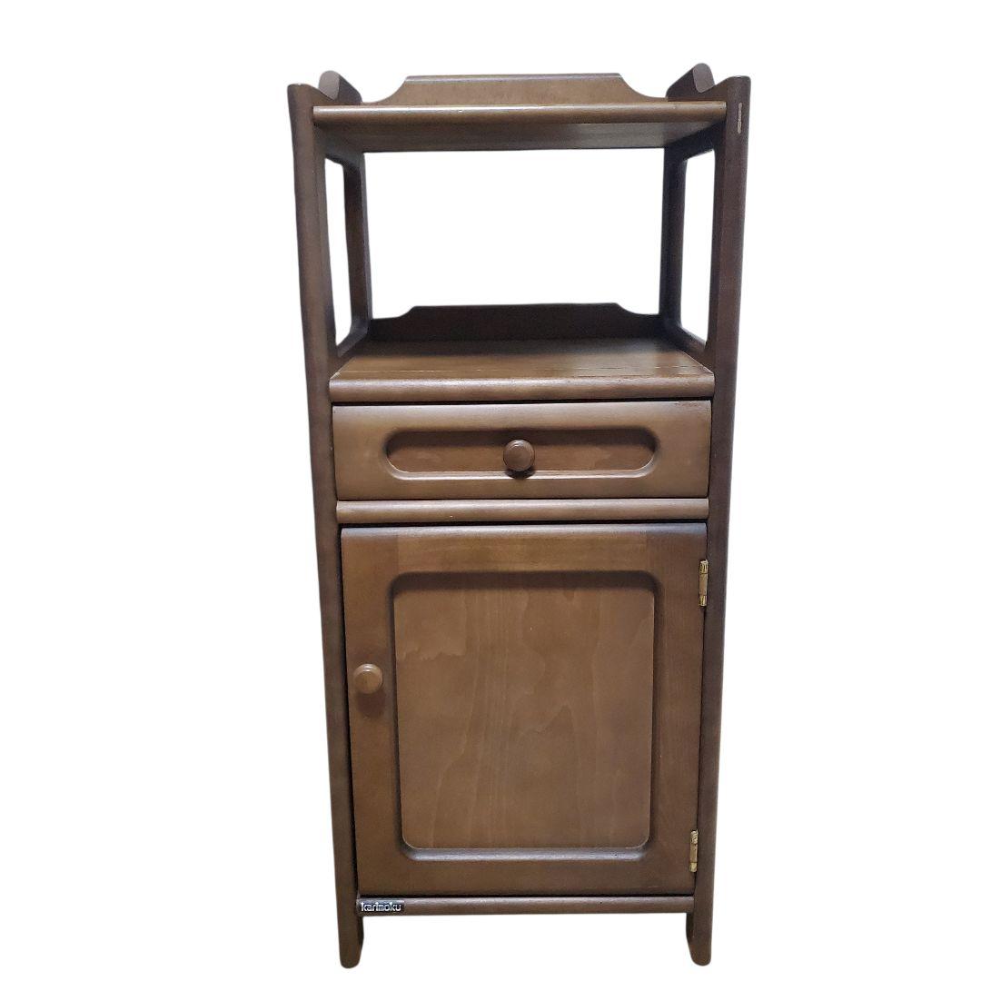 大幅値下げ！ karimoku カリモク 木製 電話台 サイドキャビネット