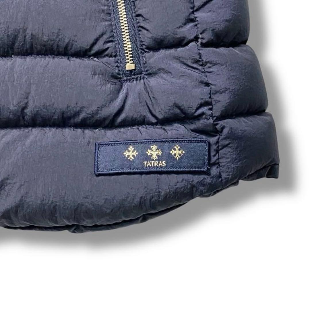 【美品】TATRAS ORSIERA ダウンベスト アウター ファー ナイロン