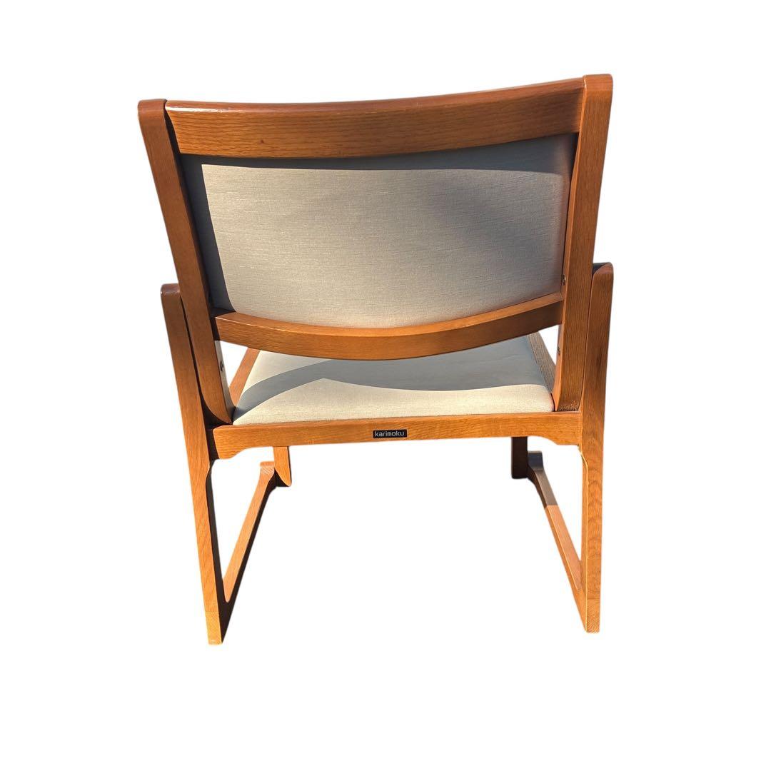 karimoku カリモク ダイニングチェア 木製チェア ベージュ4脚セット