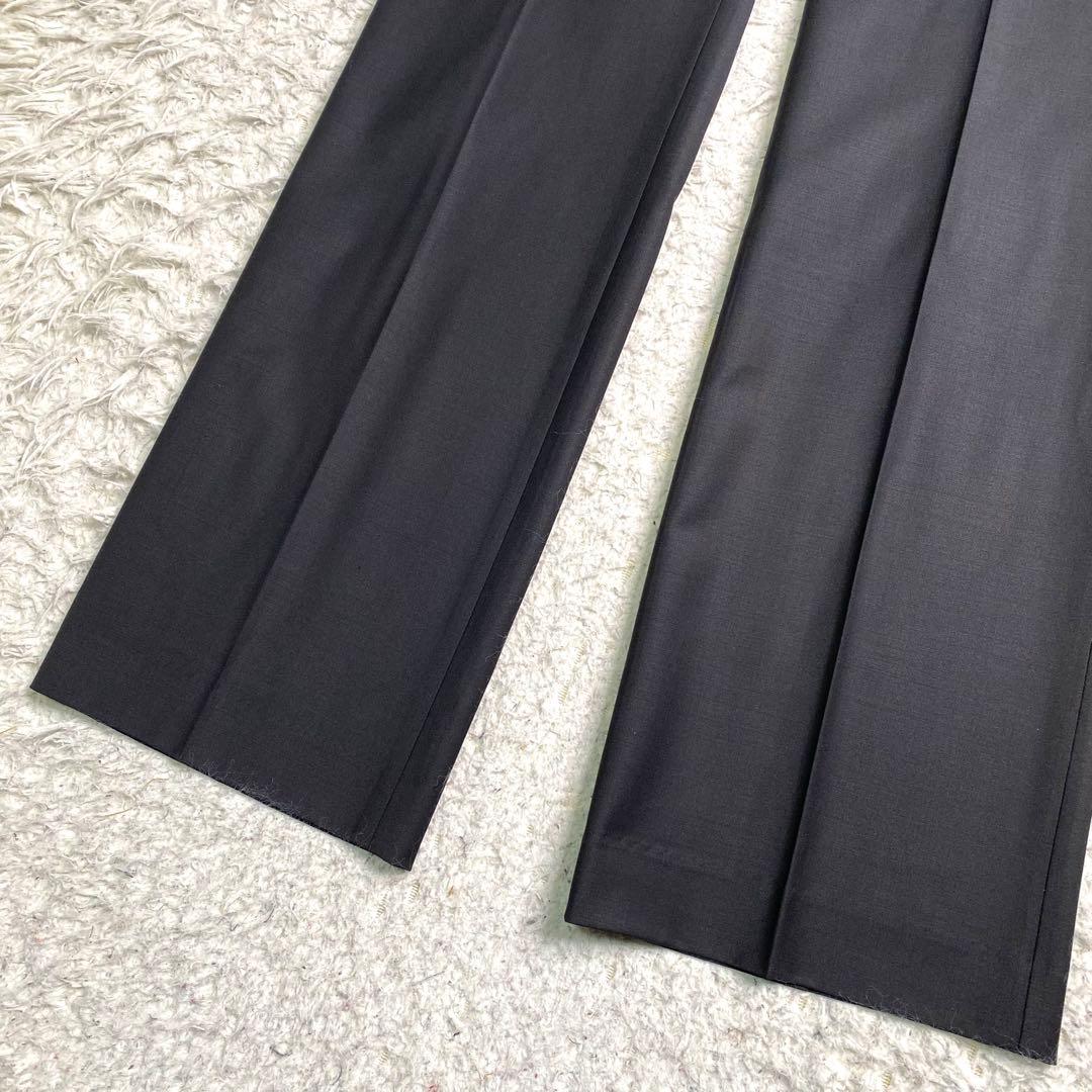 美品✨23区 スーツ セットアップ バハリエ生地 黒 ストレッチ M 1B 毛