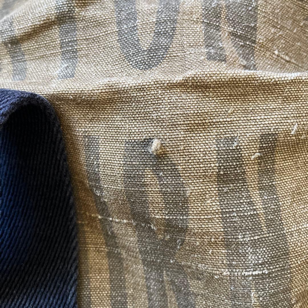 ブラウンキャンバストートバッグ