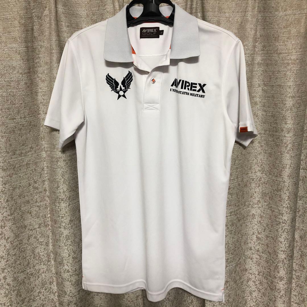 【美品】AVIREX GOLF GDO限定 半袖ポロシャツ L ホワイト