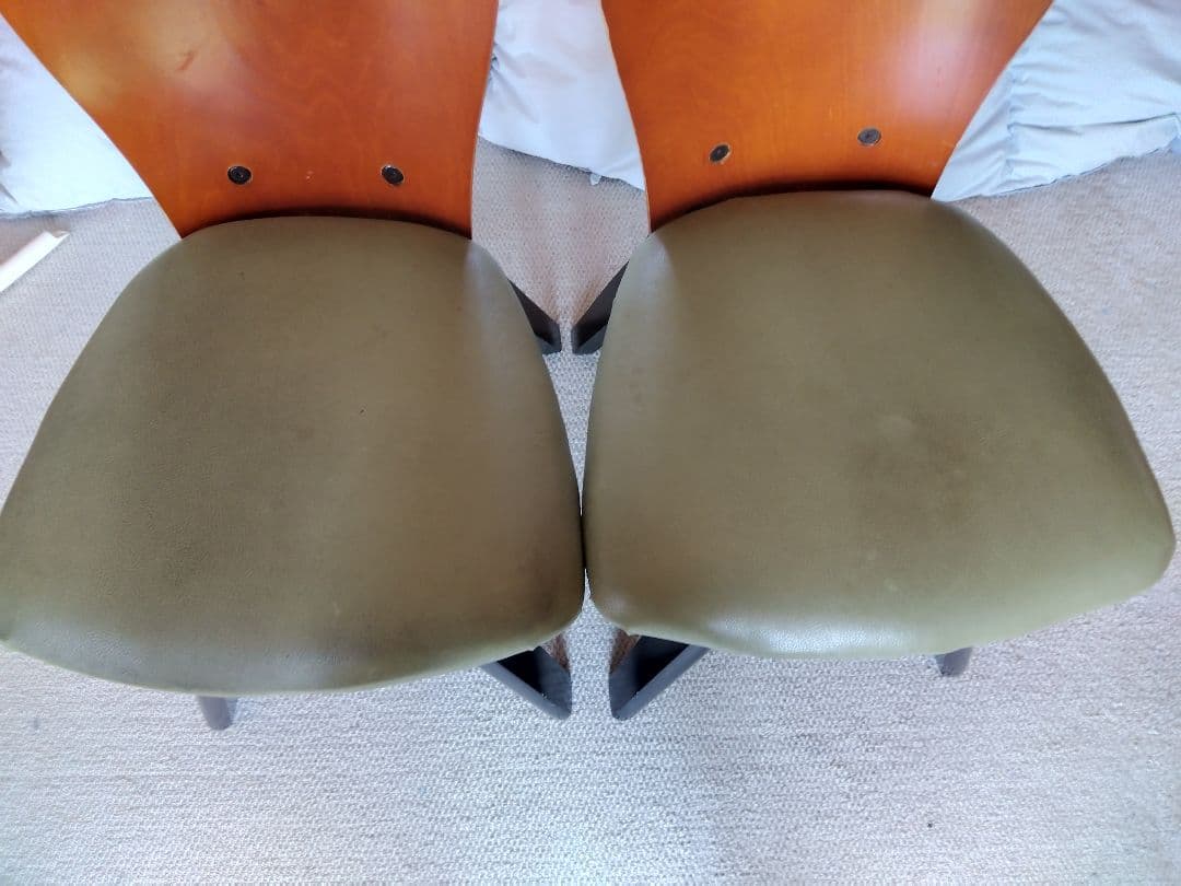 ダイニングチェア ２脚 【新潟 対面お渡し】