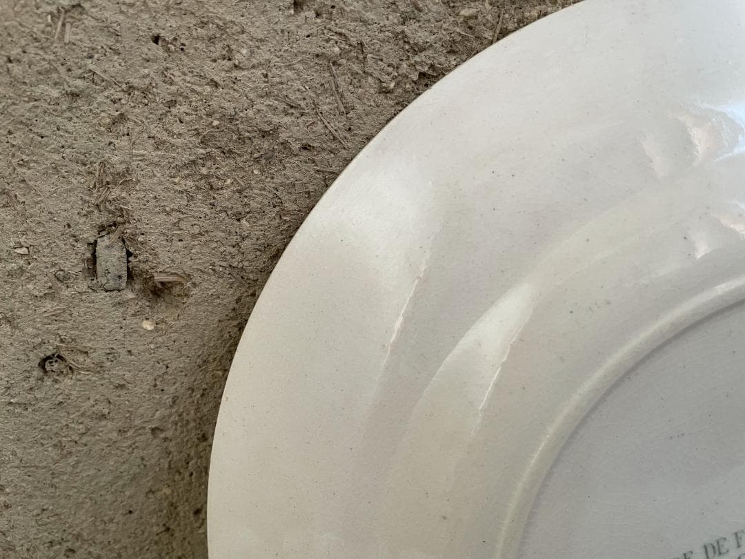 レア◯H.B &CIE 平皿　N864/ショワジールロワ/フランスアンティーク