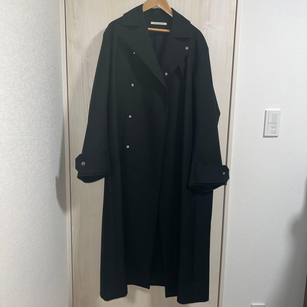 【美品】HARUNOBUMURATA 23AW ロングコート　ブラック　36