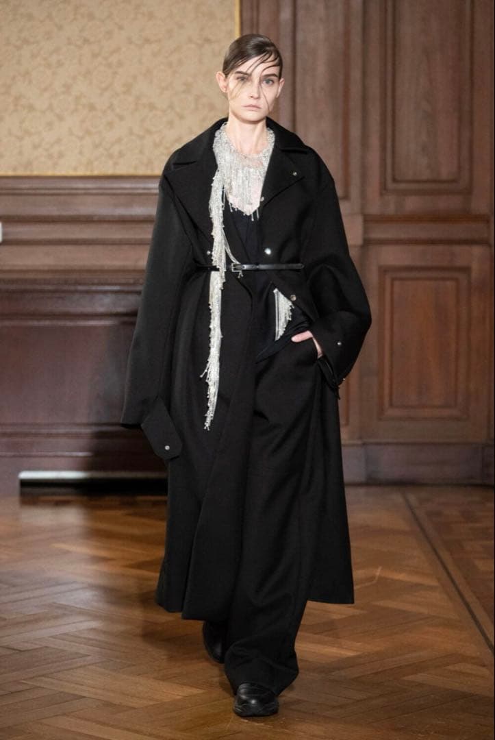 【美品】HARUNOBUMURATA 23AW ロングコート　ブラック　36