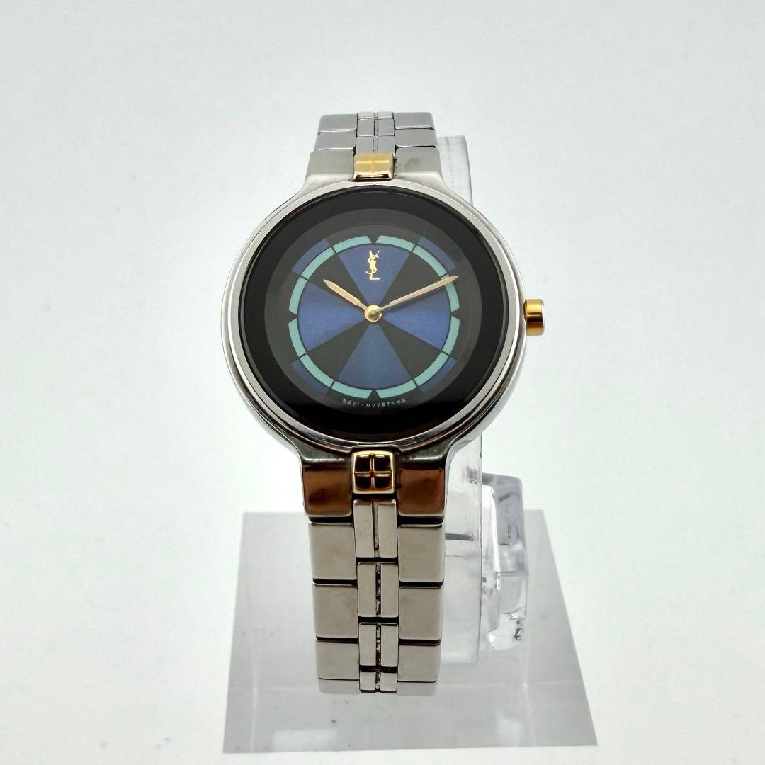 【新品電池/稼働】サンローラン 5421-H13855 腕時計 ヴィンテージ