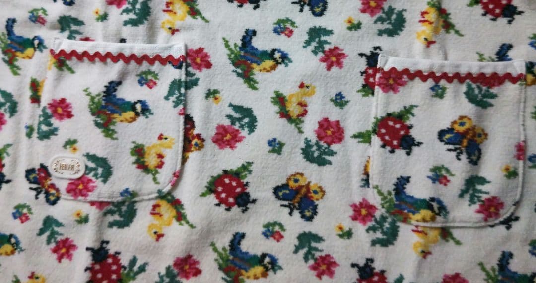 フェイラー【ハイジ 白】エプロン 新品 FEILER