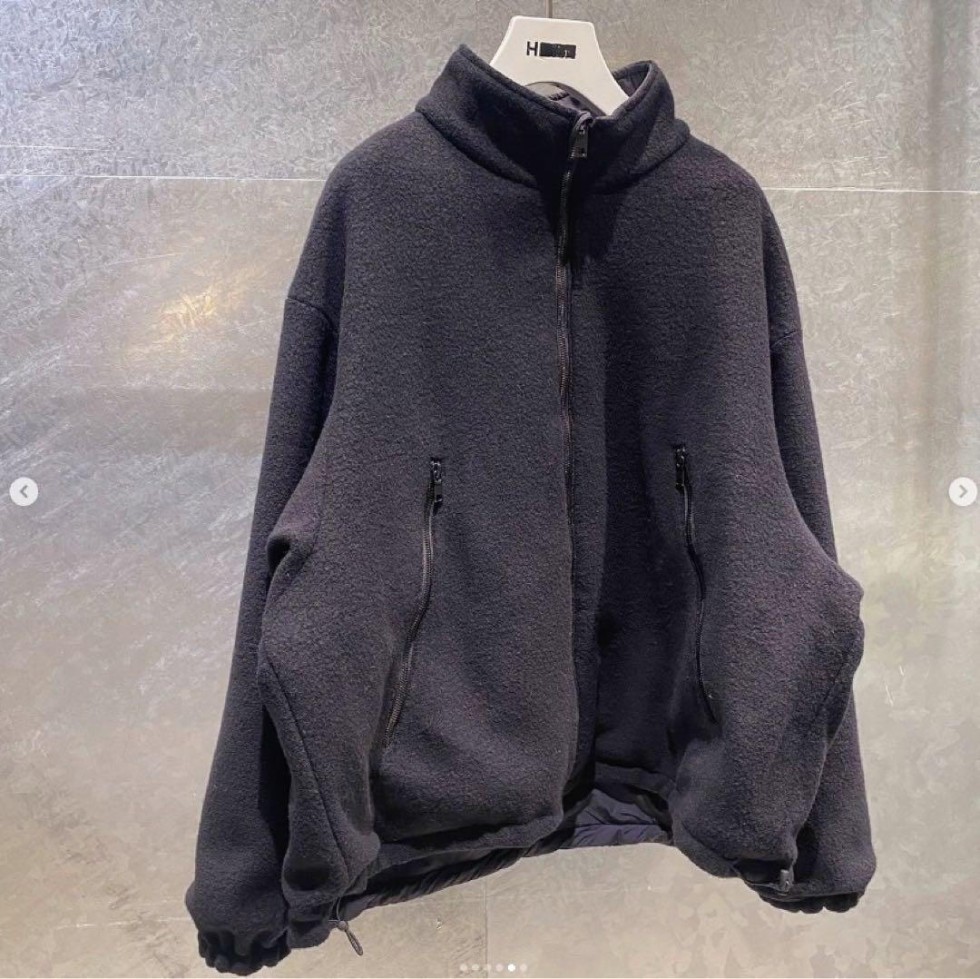 【24AW】H BEAUTY&YOUTH リバーシブルジップブルゾン Ovy