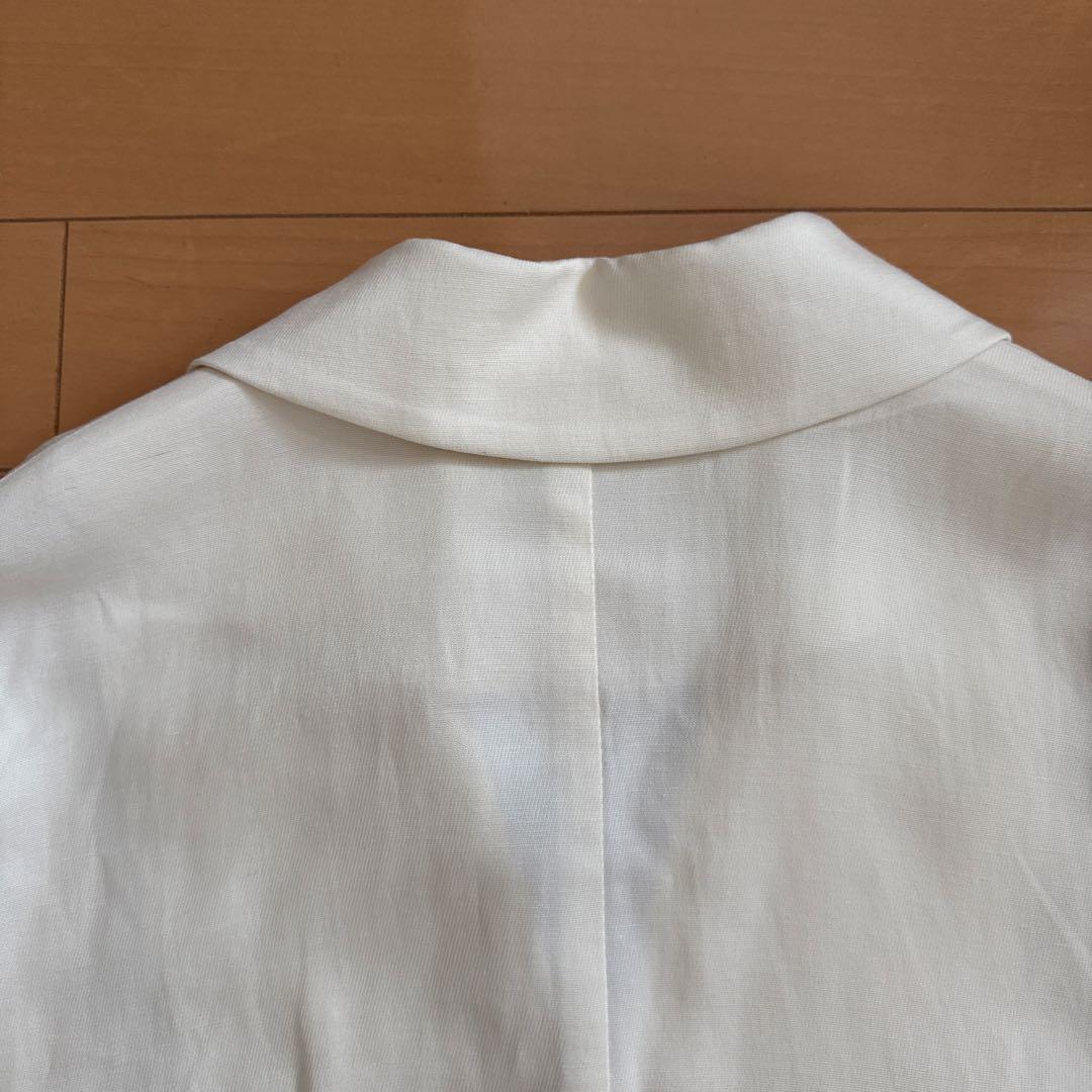 アダムエロペ　ショートシャツジャケット　キナリ　完売アイテム　オーバーサイズ