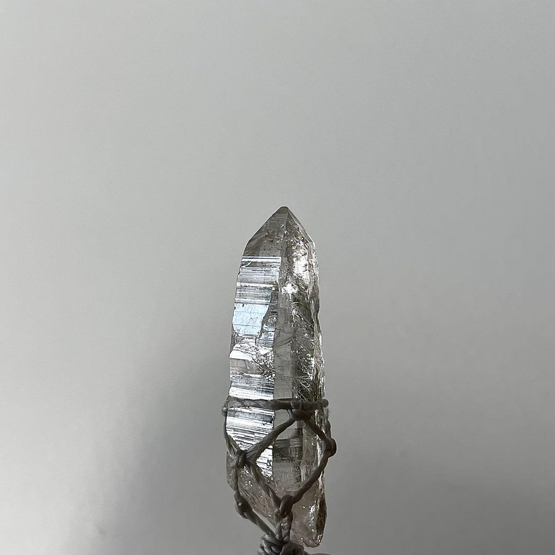 ヒマラヤ水晶 ガネッシュヒマール ＊ マクラメペンダント ネックレス 13