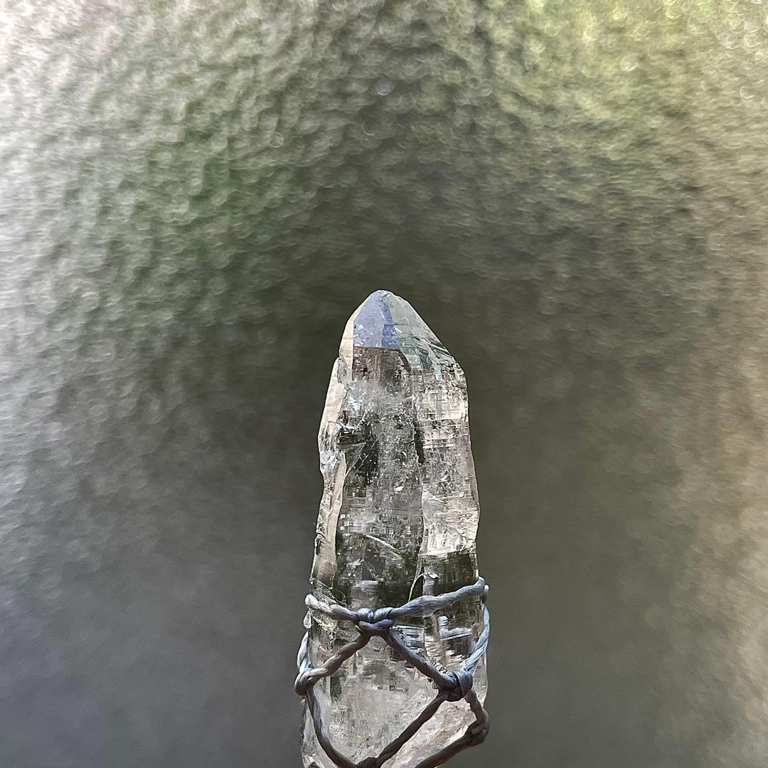 ヒマラヤ水晶 ガネッシュヒマール ＊ マクラメペンダント ネックレス 13