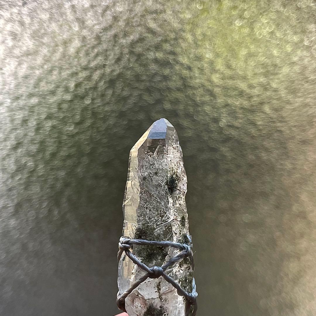 ヒマラヤ水晶 ガネッシュヒマール ＊ マクラメペンダント ネックレス 13