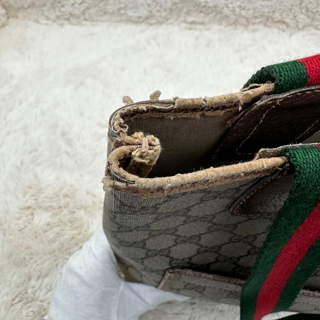 ✨人気✨グッチ　トートバッグ　シェリーライン　スプリーム　GG柄 PVC