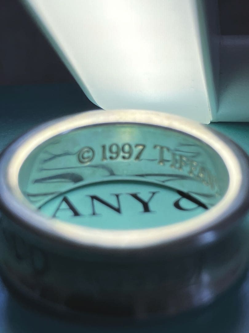 【old】Tiffany & Co. 1837シルバーリング 11号ボックス付き