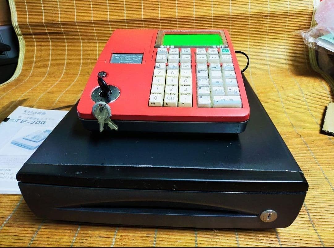カシオレジスター　TE-300　フル設定無料　送料無料人気機種　400009