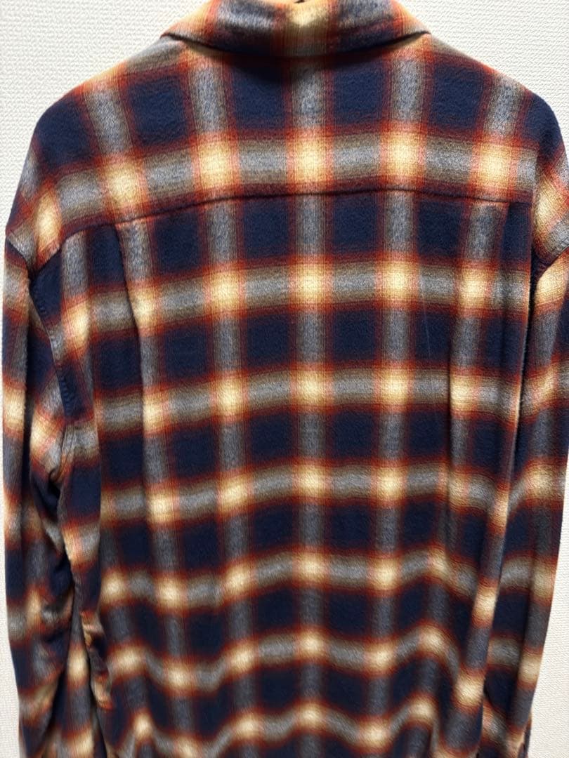 The Flat Head サイズ42 レーヨンオンブレ 開襟シャツ