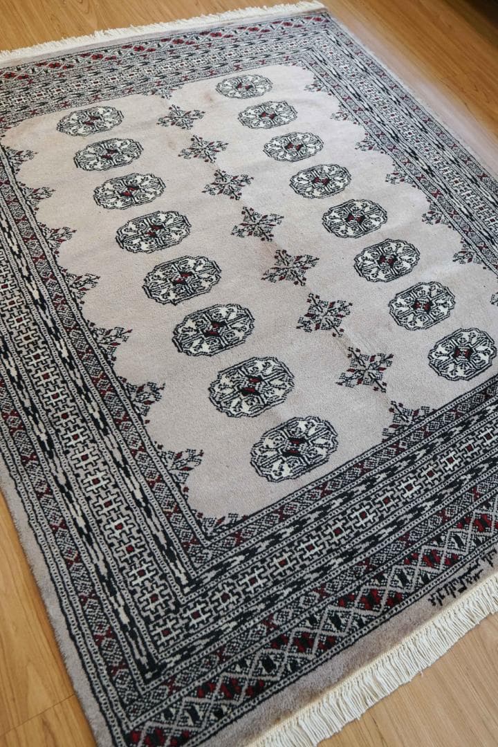 ヴィンテージラグ トライバルラグ　ブハラ　ラホール産 (148×129cm)