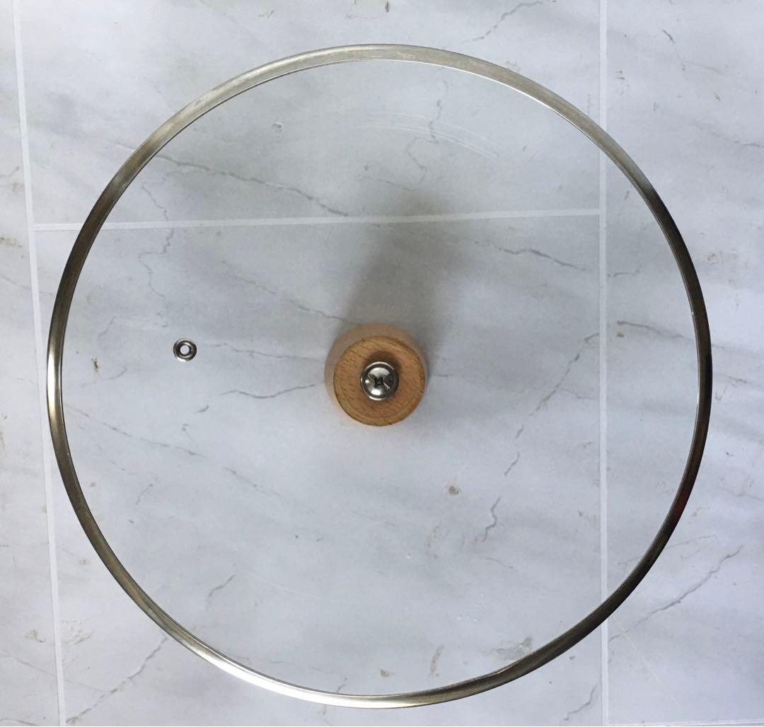 鍋蓋ユニバーサル蓋　直径26cm 木製ハンドル