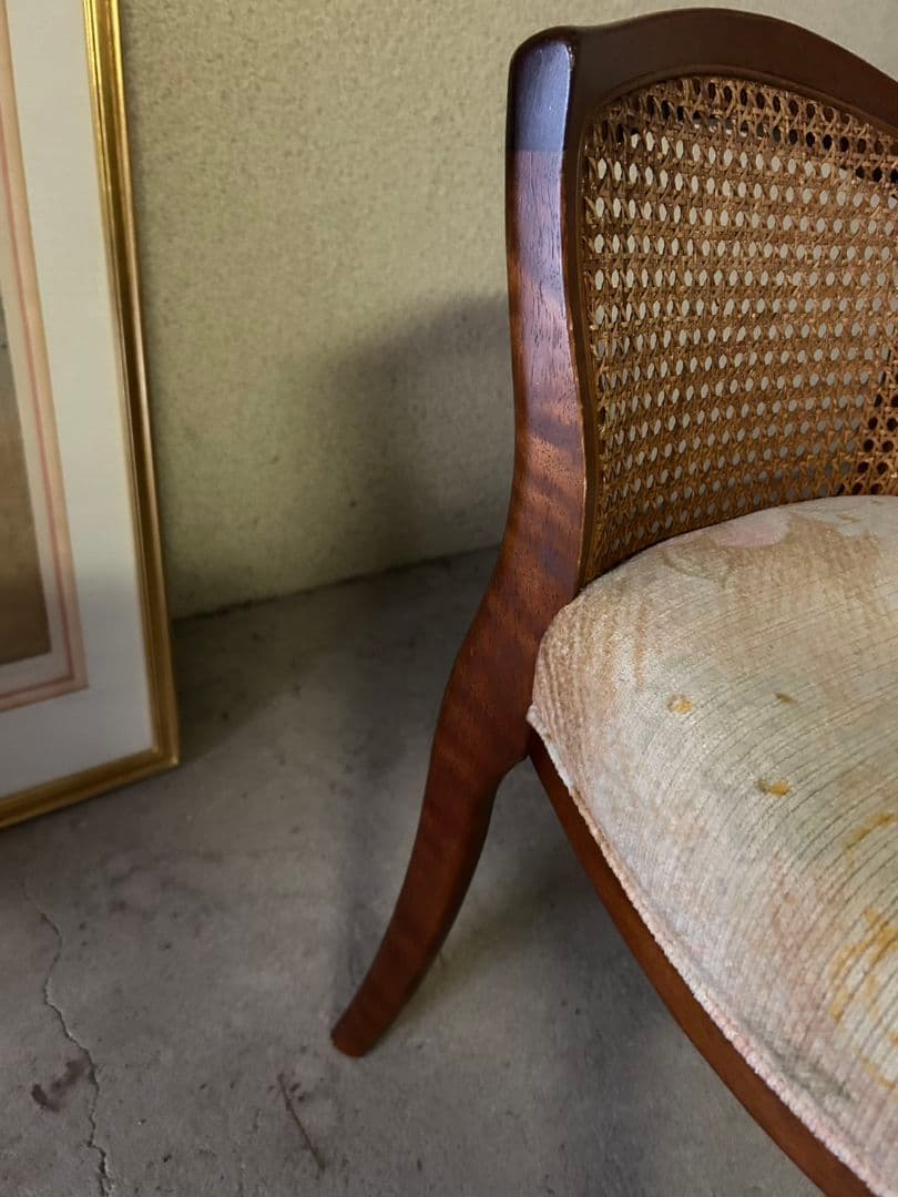 古いマルニ木工　ビンテージウッドチェア　2脚　引き取り限定！